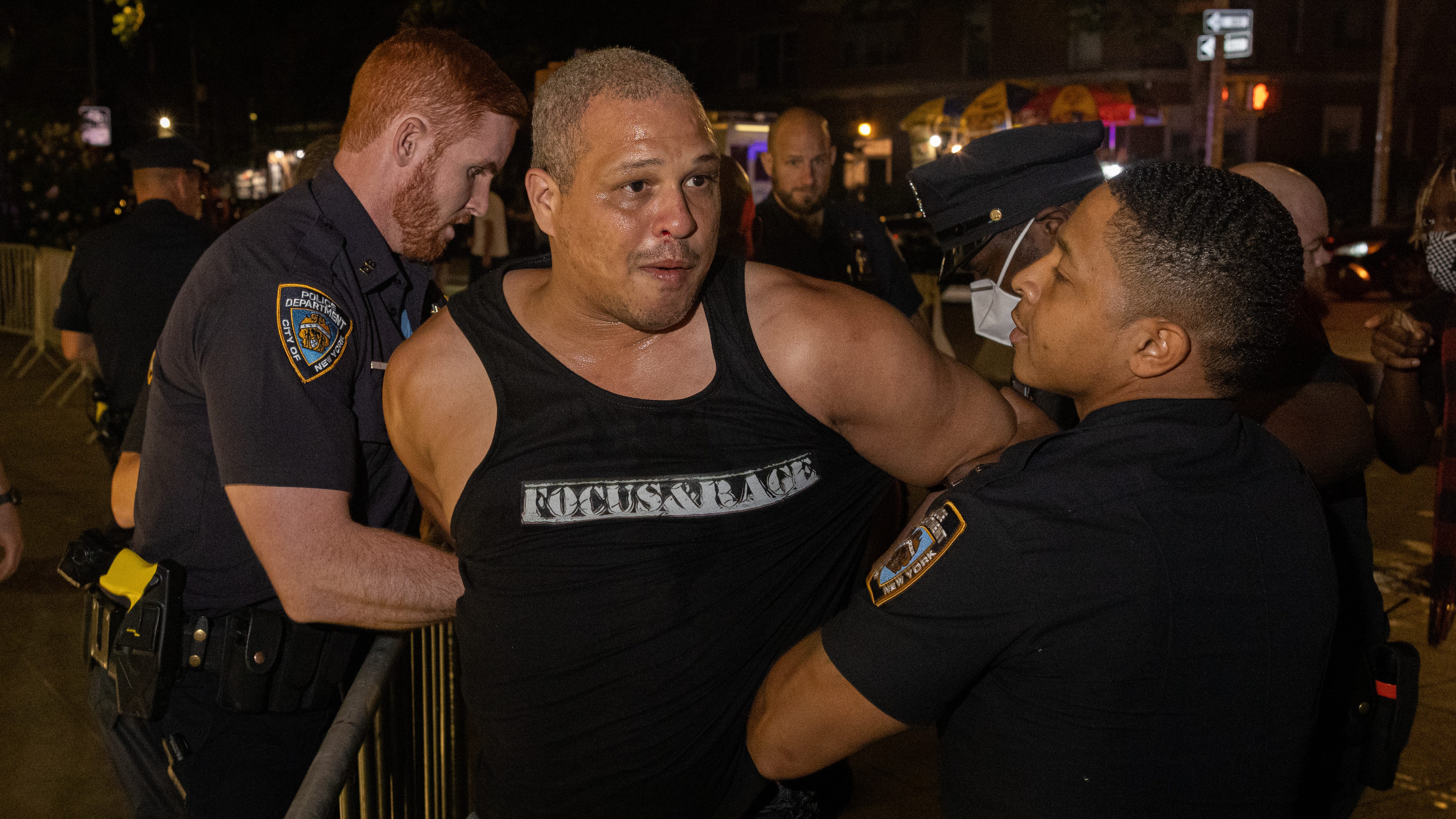 Woman injured as crowd flees taser-wielding man in Washington Square Park: police