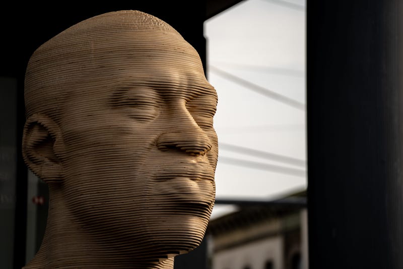 File photo: A statue of George Floyd is unveiled at Flatbush Junction on June 19, 2021, in the Brooklyn borough of New York City