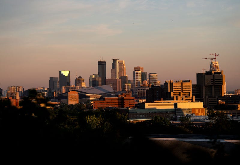 Minneapolis skyline.