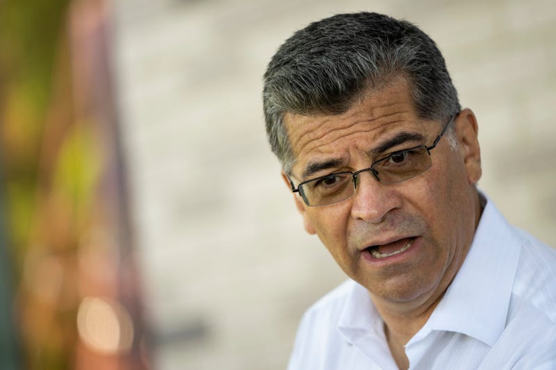 Health and Human Services Secretary Xavier Becerra speaks to children in the Head Start early childhood education program at Martha's Table at The Commons on June 30, 2021 in Washington, DC