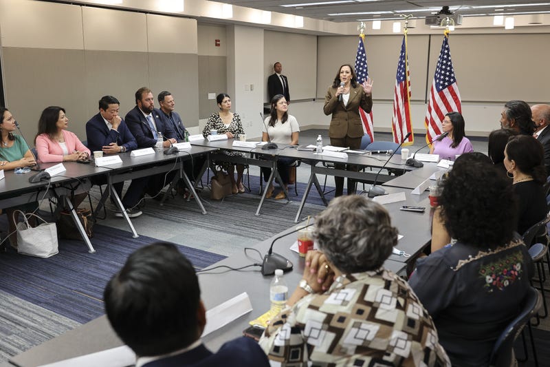 Vice President Kamala Harris with Texas Democrats