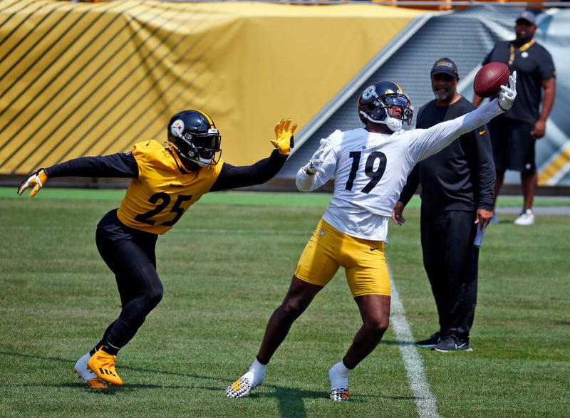 JuJu Smith-Schuster at Training Camp
