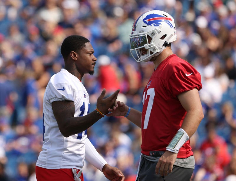 Stefon Diggs and Josh Allen