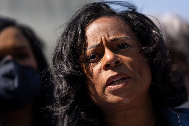 WASHINGTON, DC - AUGUST 06: Texas Legislative Black Caucus (TxLBC) Chair Rep. Nicole Collier (D-District 95), joined by fellow Democratic Texas state representatives, speaks during a news conference about voting rights outside the U.S. Capitol on August 6, 2021 in Washington, DC. Texas Governor Greg Abbott has called for another special session of the State Legislature, putting new pressure on Democratic members to return to Texas from the nations Capitol. (Photo by Drew Angerer/Getty Images)