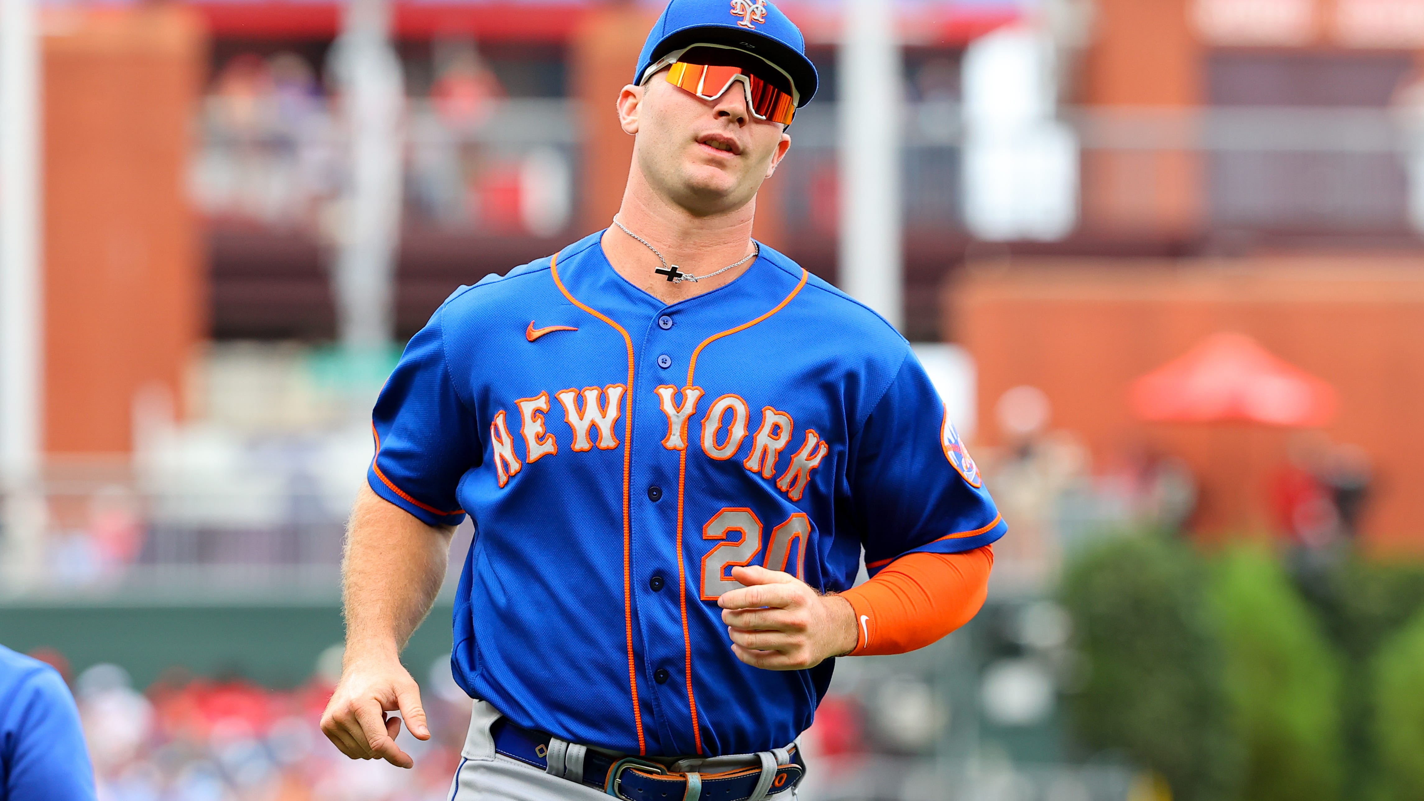 Pete Alonso believes slump is driven by bad luck, and he has a point
