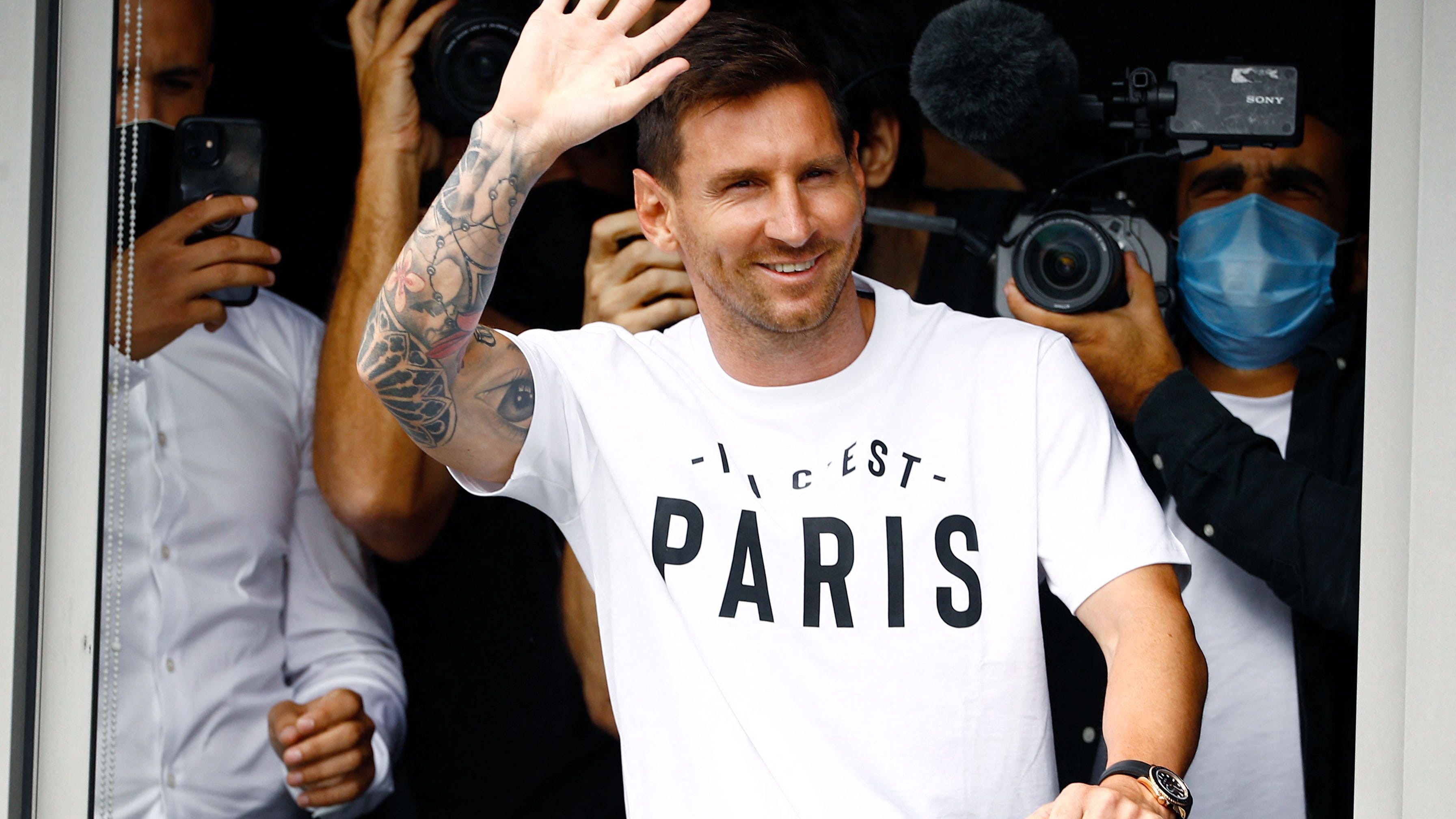 Messi ya se encuentra en París