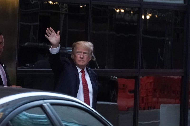Donald Trump leaves Trump Tower in Manhattan earlier this year