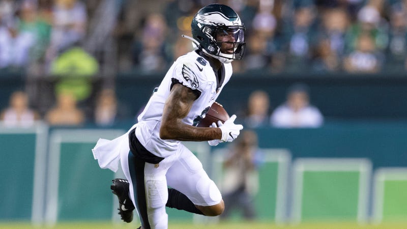 Philadelphia Eagles wide receiver DeVonta Smith.