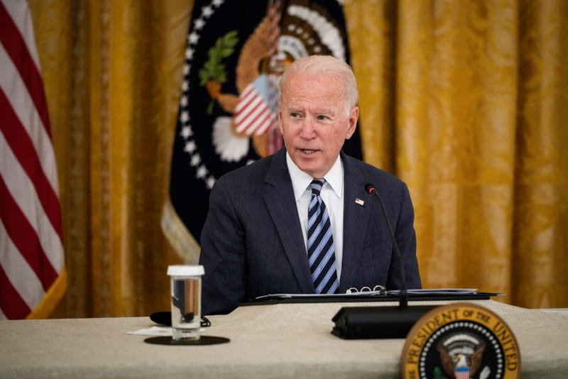 U.S. President Joe Biden speaks during a meeting about cybersecurity in the East Room of the White House on August 25, 2021 in Washington, DC. Members of the Biden cabinet, national security team and leaders from the private sector attended the meeting about improving the nation's cybersecurity. (Photo by Drew Angerer/Getty Images)