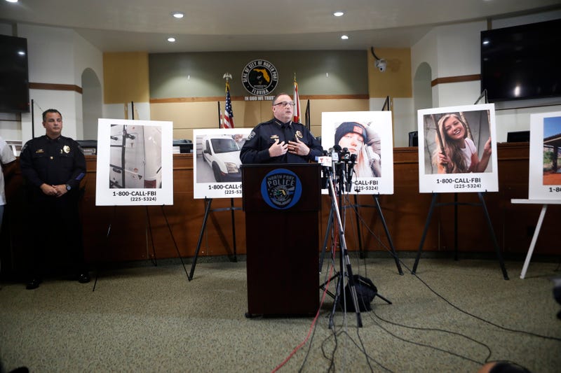 North Port Chief of Police Todd Garrison speaks during a Sept. 16 news conference in Florida
