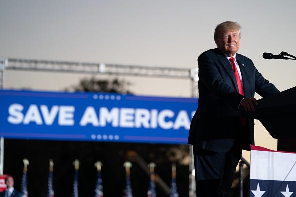 Former President Donald Trump. 