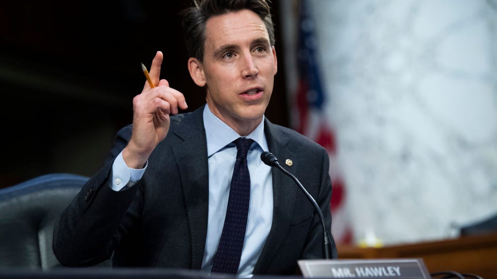 Josh Hawley: Liberals attack on 'masculine virtues' driving men to porn, video games