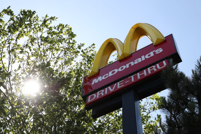 McDonald's drive-thru sign