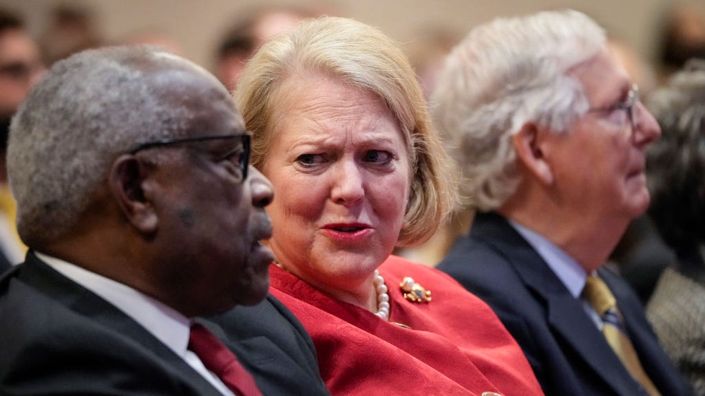 Texts reveal Clarence Thomas’ wife urging overturn of 2020 election