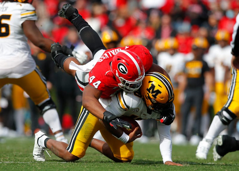 Georgia defensive end Travon Walker