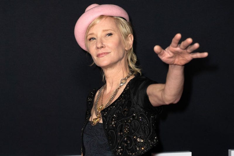 Anne Heche arrives for the premiere of Netflix's "The Unforgivable" at the Directors Guild of America in Los Angeles, on November 30, 2021.
