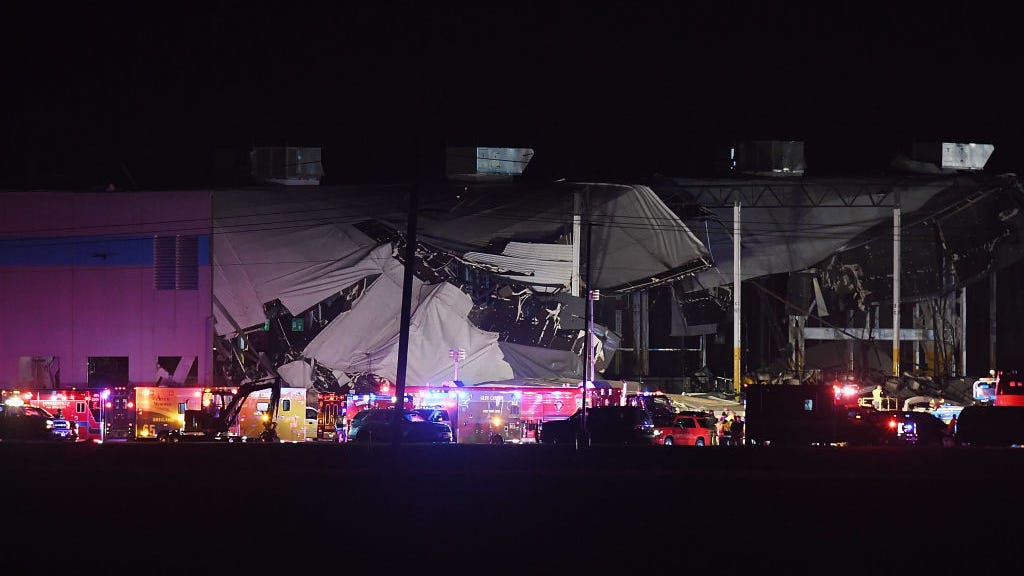 OSHA opens investigation, Gov. Pritzker calls for review of building code in Amazon warehouse collapse