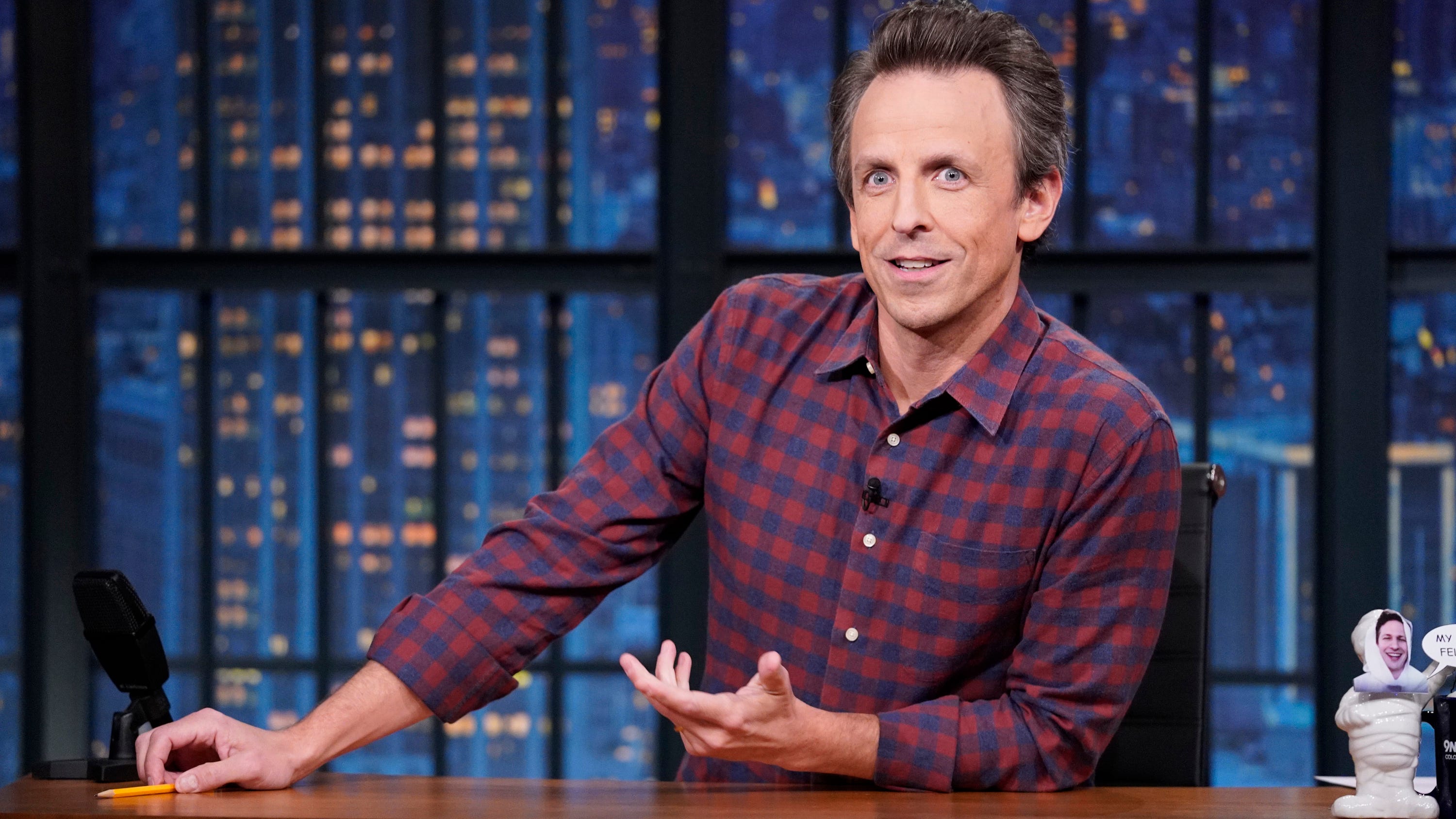 Seth Meyers tests positive for COVID, cancels NBC's 'Late Night' this week