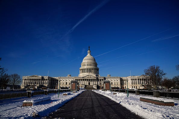 A view of the U.S. Capitol on January 4, 2022.