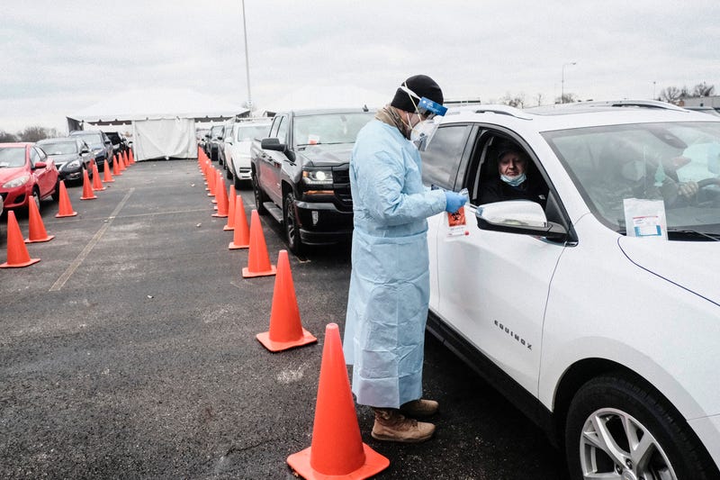 Drive-thru COVID-19 testing