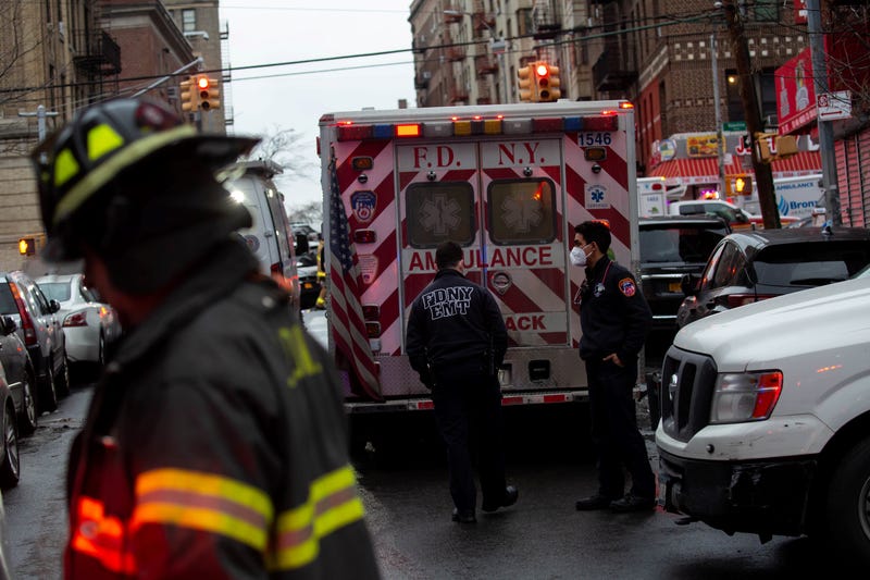Fire officials at scene