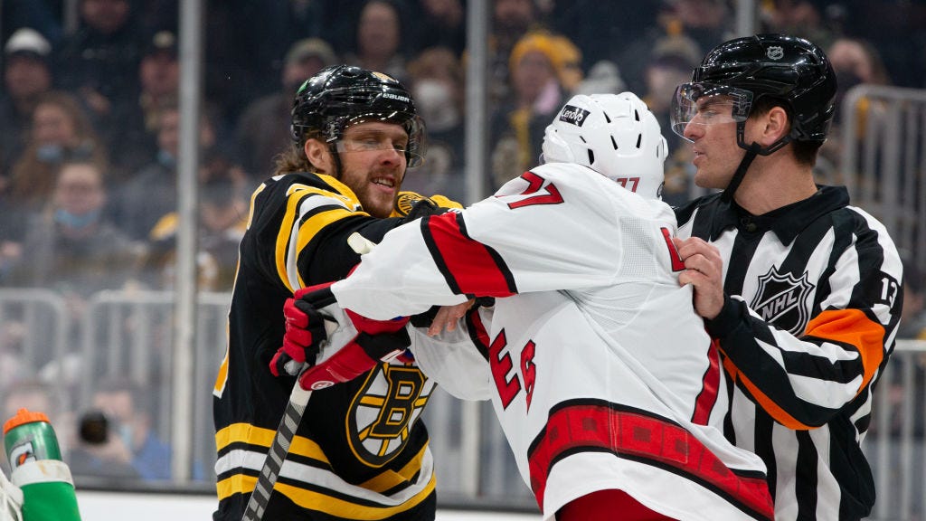 Bruins-Hurricanes series schedule announced