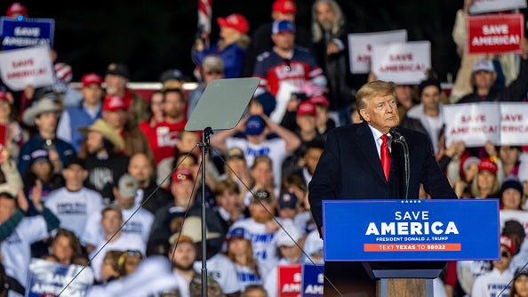 Trump hints at 2024 campaign, possible pardons for January 6 rioters