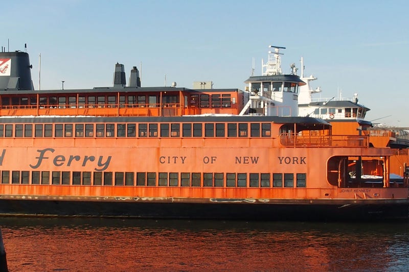 Decommissioned ferry boat purchased by Jost and Davidson earlier this year