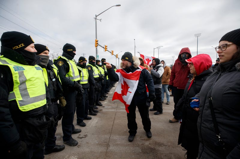 Ambassador Bridge protests