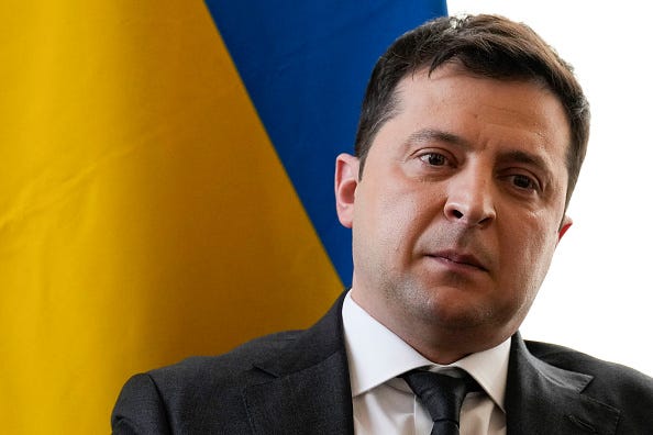 Ukrainian President Volodymyr Zelensky