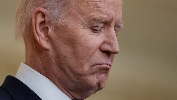 Biden's approval rating drops before his first State of the Union Address