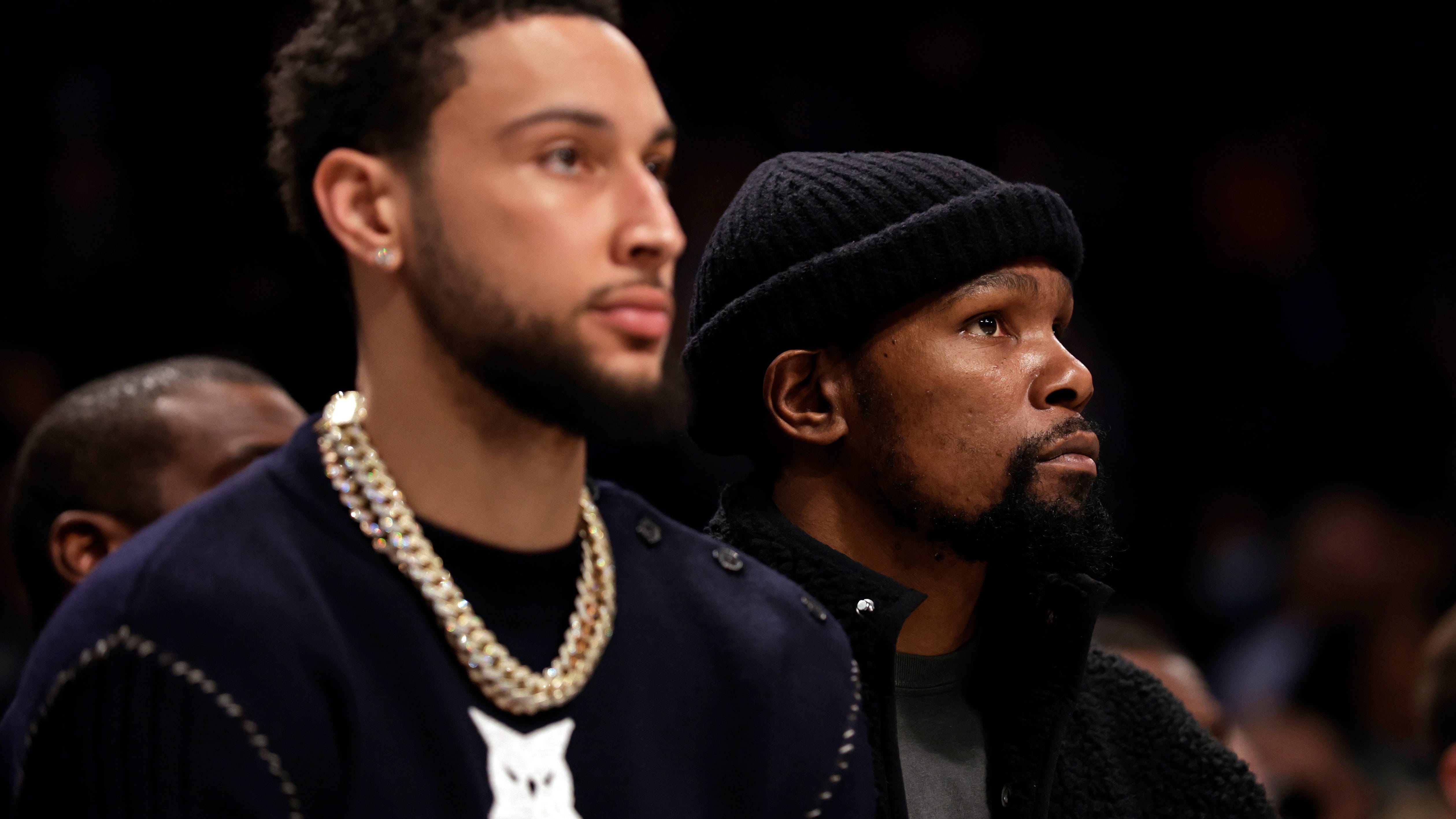 Kevin Durant reportedly irked with Ben Simmons when he left group chat after being asked about game four availability