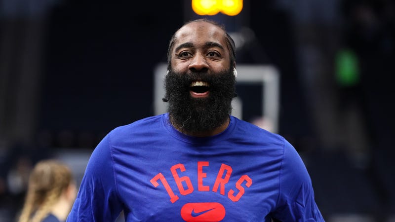 Philadelphia 76ers guard James Harden.