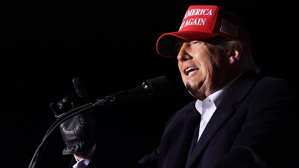 Trump says he regrets not marching to the Capitol on Jan. 6