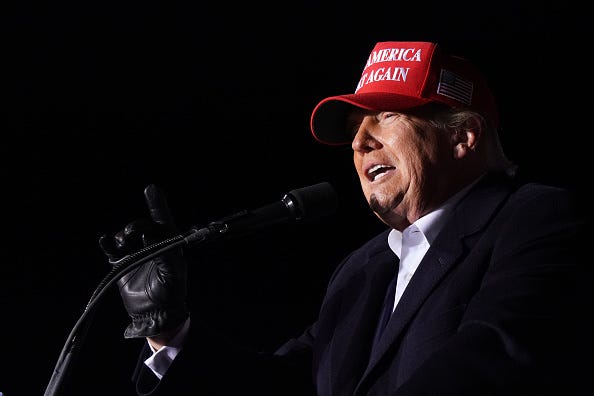Former US President Donald Trump.