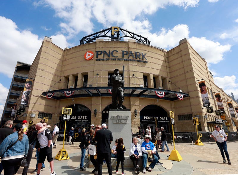 PNC Park before the home opener between the Pittsburgh Pirates and the Chicago Cubs