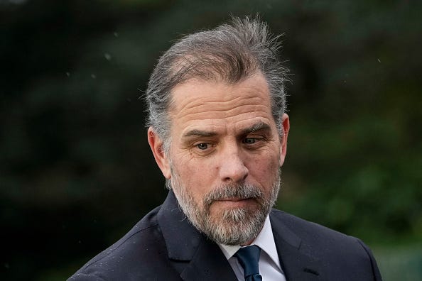Hunter Biden, son of U.S. President Joe Biden, attends the Easter Egg Roll on the South Lawn of the White House on April 18, 2022 in Washington, DC. The Easter Egg Roll tradition returns this year after being cancelled in 2020 and 2021 due to the COVID-19 pandemic.