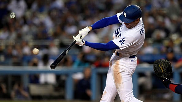 Watch: Freddie Freeman homers in first at-bat against Braves