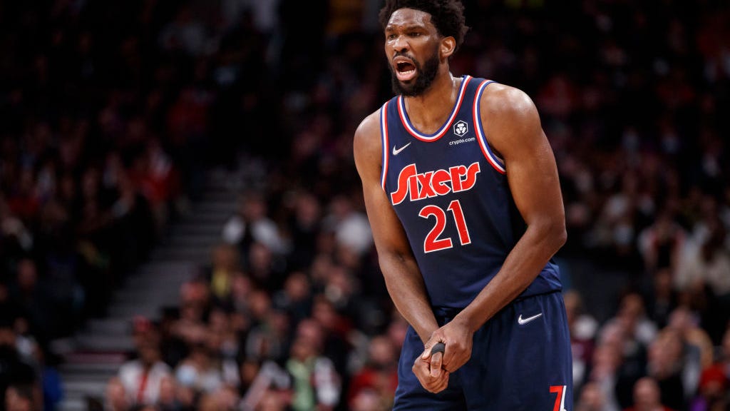 WATCH: Joel Embiid trash talks Drake after Game 3 OT victory over the Raptors