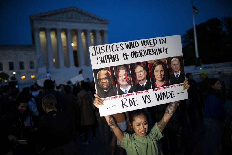Protests outside US Supreme Court
