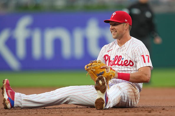 Rhys Hoskins can become a free agent next offseason.