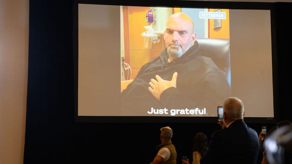 Lt. Gov. John Fetterman wins Pa. Democratic primary for US Senate