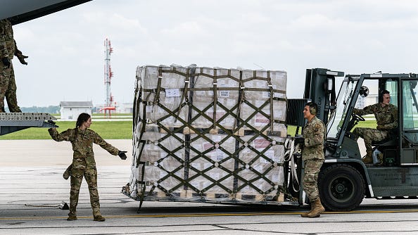 First shipment of baby formula from Europe arrives in the U.S.