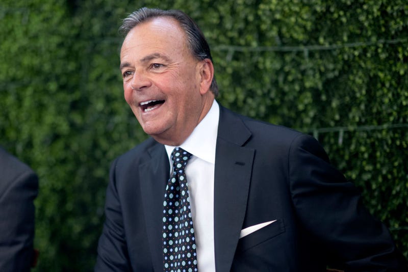 Los Angeles Mayoral candidate Rick Caruso with political and business leaders at the iconic Casa Vega restaurant in Sherman Oaks Wednesday, June 8, 2022.