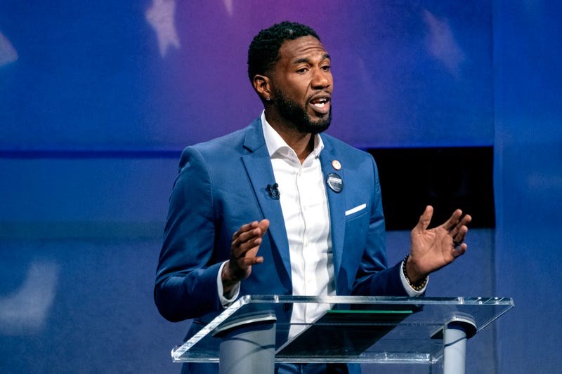 New York City Public Advocate Jumaane Williams debates in the race for governor at the studios of WNBC4-TV June 16, 2022 in New York City. Early voting starts June 18 ahead of the June 28 primary.