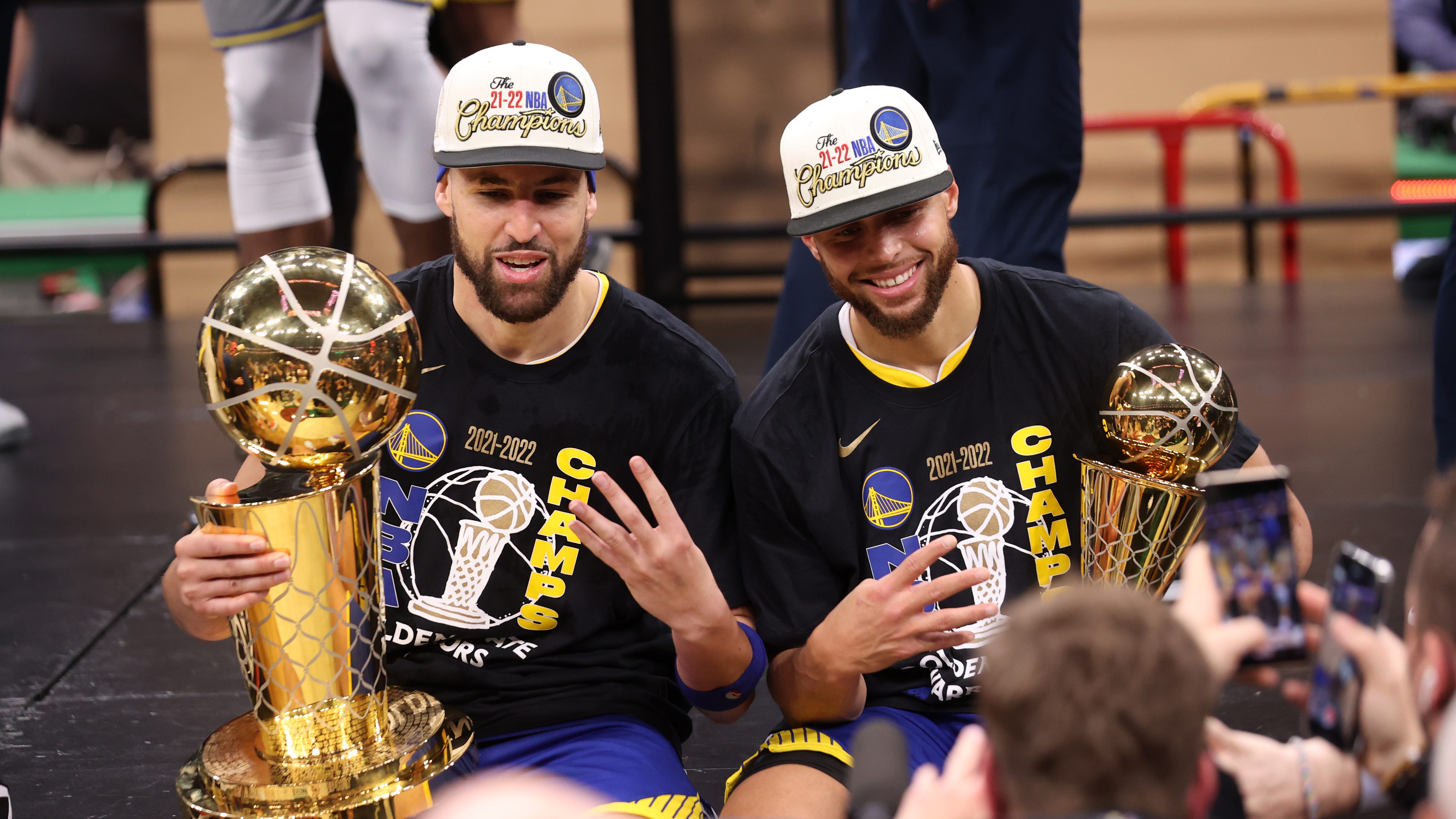 Warriors capable of winning three more titles, Klay Thompson's father says
