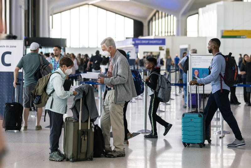 travelers at the airport