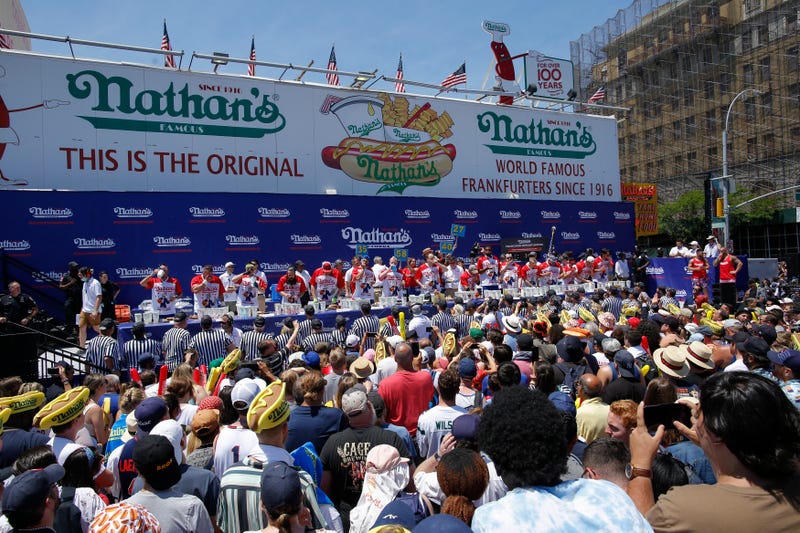 The 2022 Nathan's Famous Fourth of July Hot Dog Eating Contest on July 4, 2022 in Coney Island