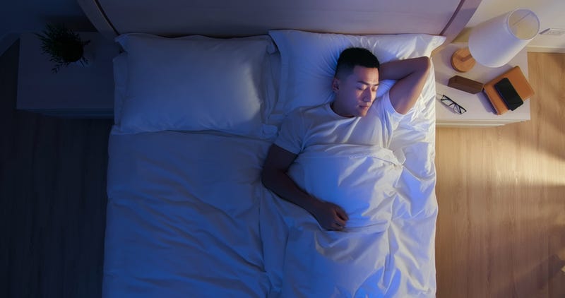 Man sleeping.