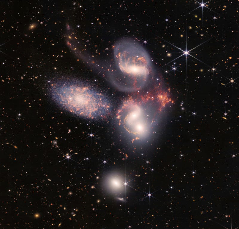 NASA's James Webb Space Telescope reveals Stephans Quintet